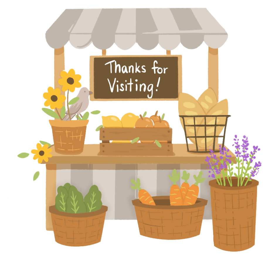 Image that says Thanks for visiting!